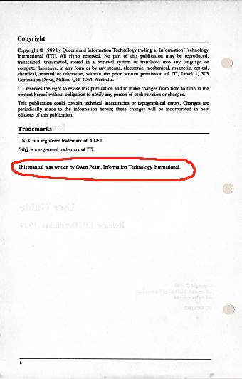 dbq unix guide page 2